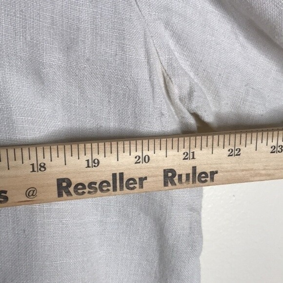 Eileen fisher ladies 100% Irish linen zip up light weight jacket size large - Picture 7 of 10